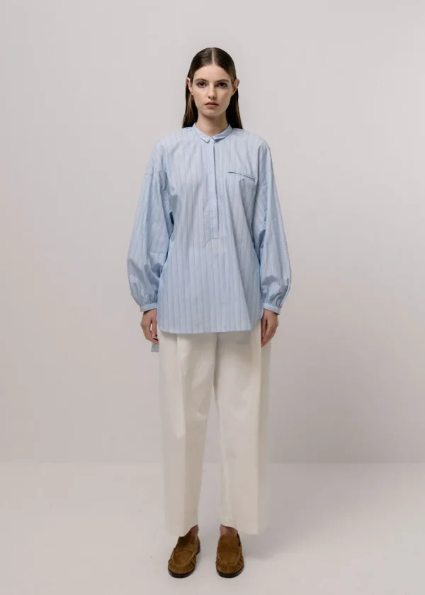 Emin and Paul Single Dart Trousers - White | Trousers