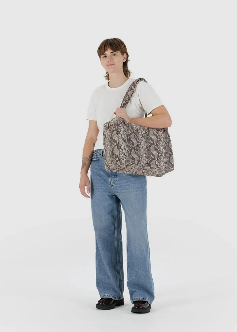 small_cloud_carryon__snak_3.webp BAGGU Small Cloud Carry-On - Snakeskin | Bags