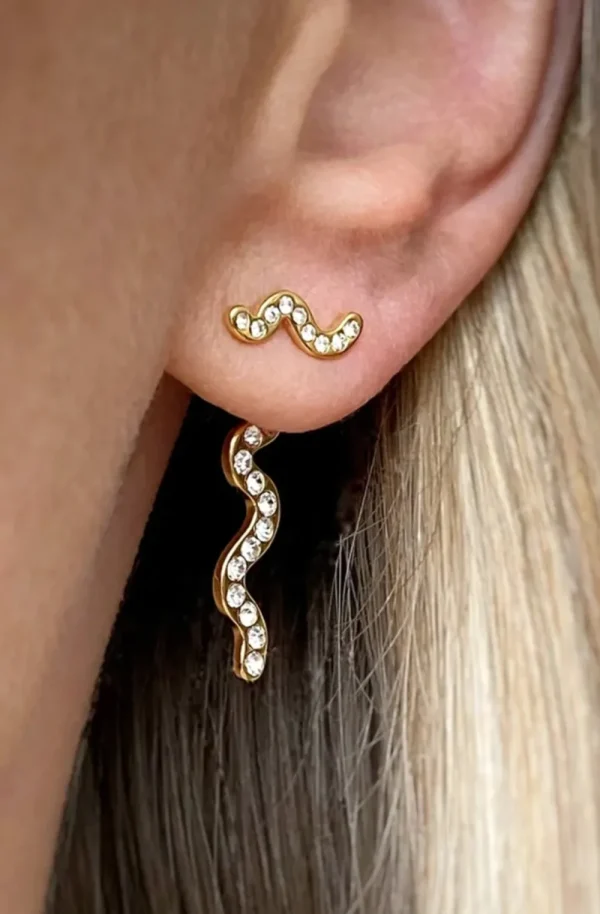 Lulu Copenhagen Snaky Add-on Earring - 1pc | Earrings