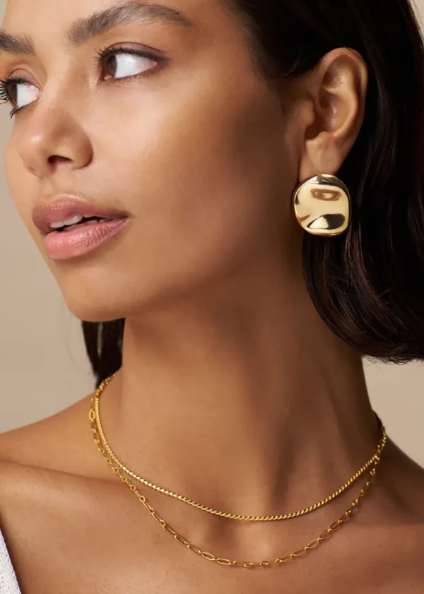 Orelia Statement Pebble Stud Earrings | Earrings