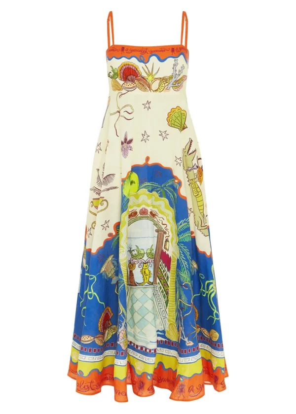 Alémais Surrealist Summer Sundress | Dresses