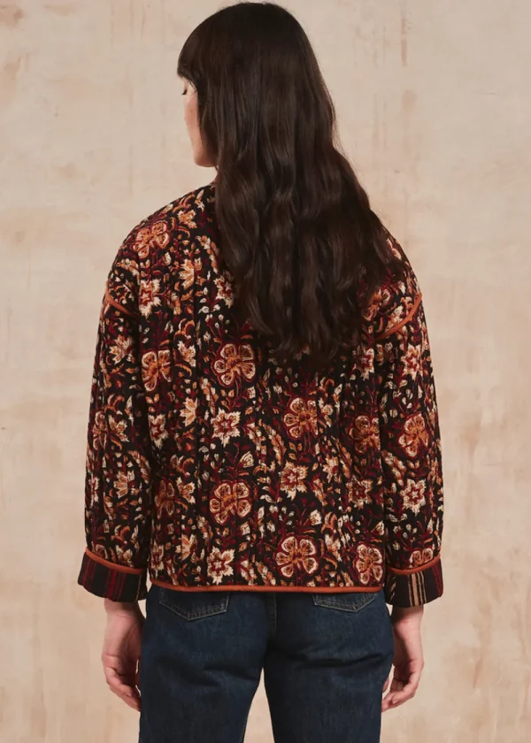 Pink City Prints Tan Jaal Penny Jacket | Coats & Jackets