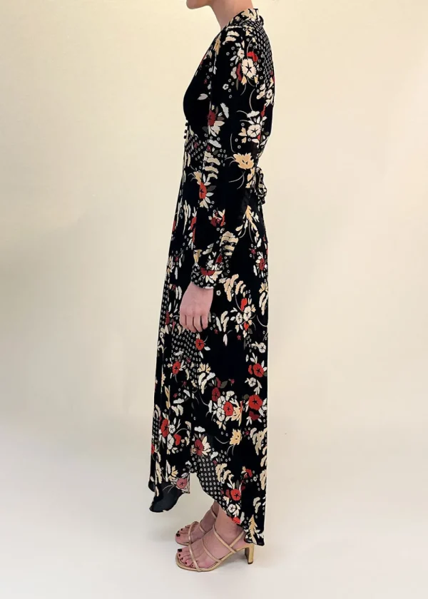 Rixo Trula Dress - Star Floral Black | Dresses