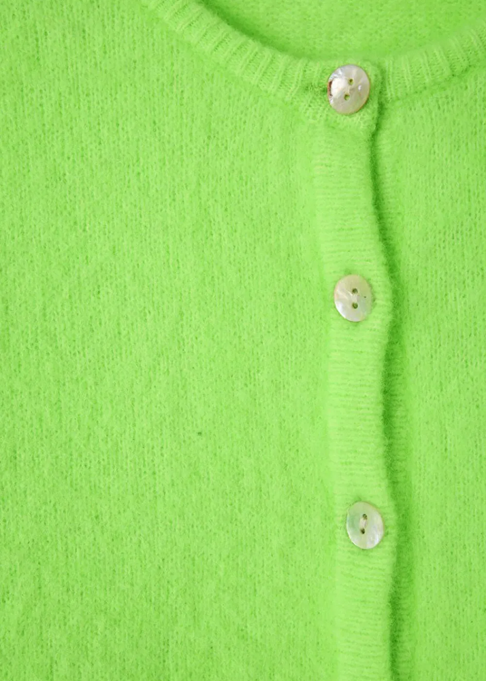 vitow_cardigan__fluo_appl_8.webp American Vintage Vitow Cardigan - Fluo Apple | Knitwear