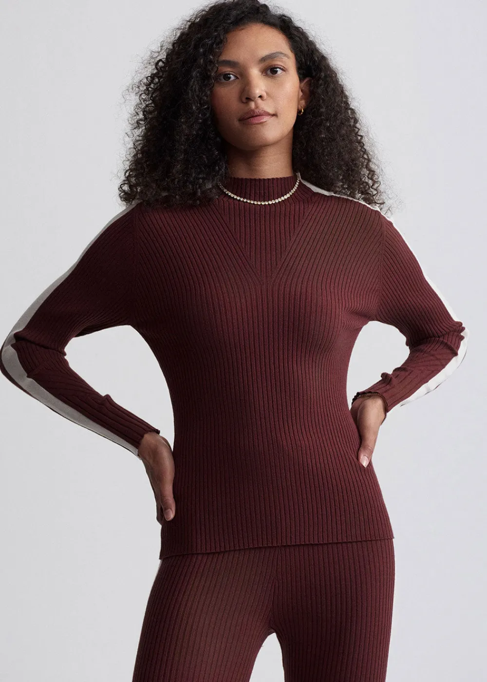 wilshire_mock_neck_knit_2.webp Varley Wilshire Mock Neck Knit | Knitwear